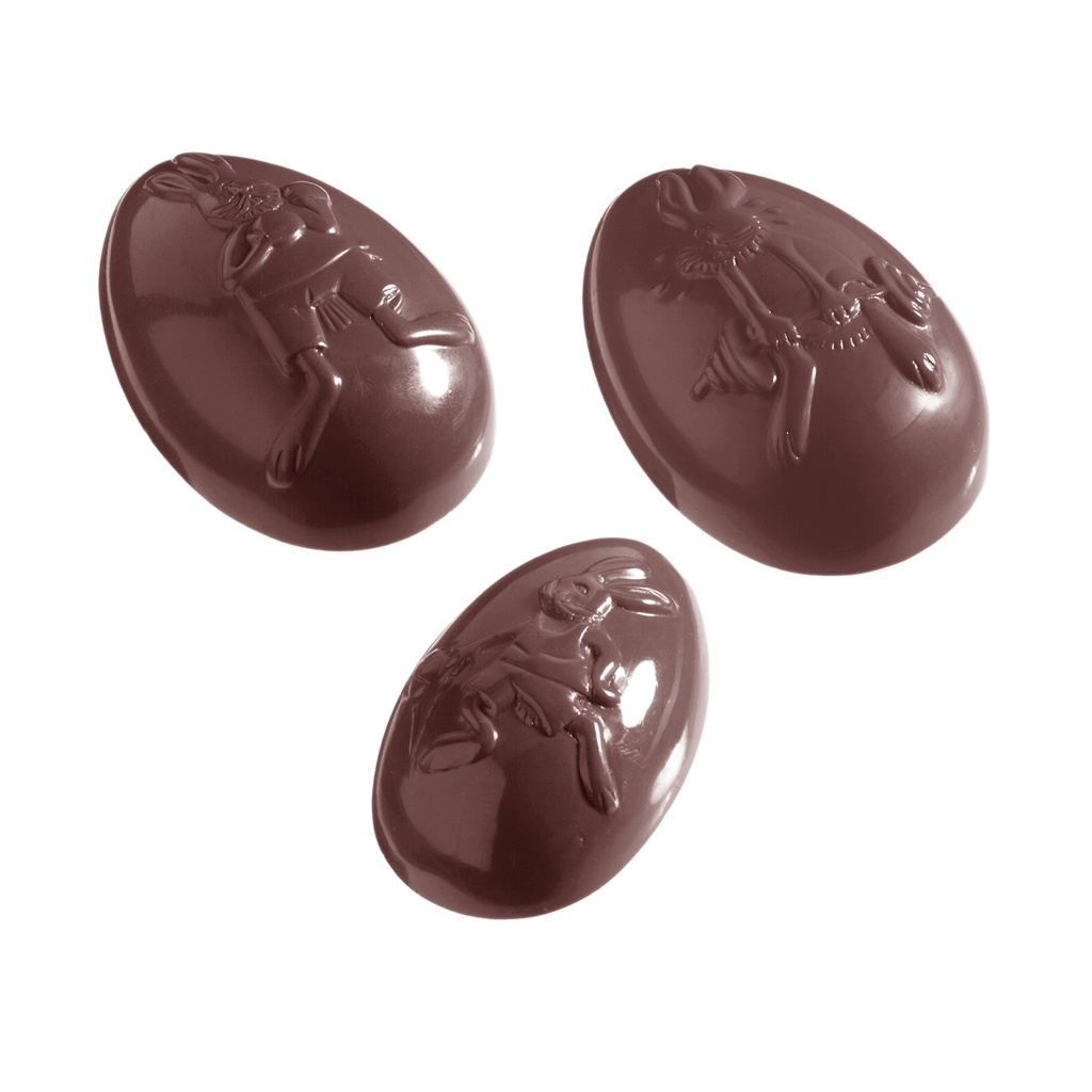 Chocolate mould egg olympia 6 fig.