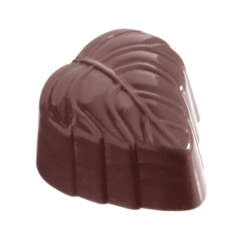 Molde de chocolate hoja