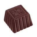 Stampo di cioccolato stella quadrata