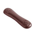 Chocolate mould cat's tongue