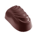 Molde de chocolate ondulado