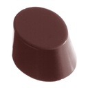Molde de chocolate óvalo liso