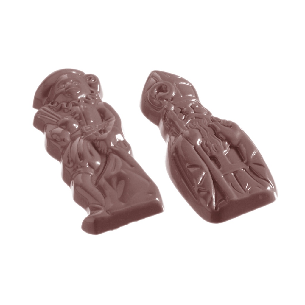 Chocoladevorm Sinterklaas & piet 2 fig.
