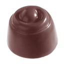 Molde de chocolate cereza enrollada