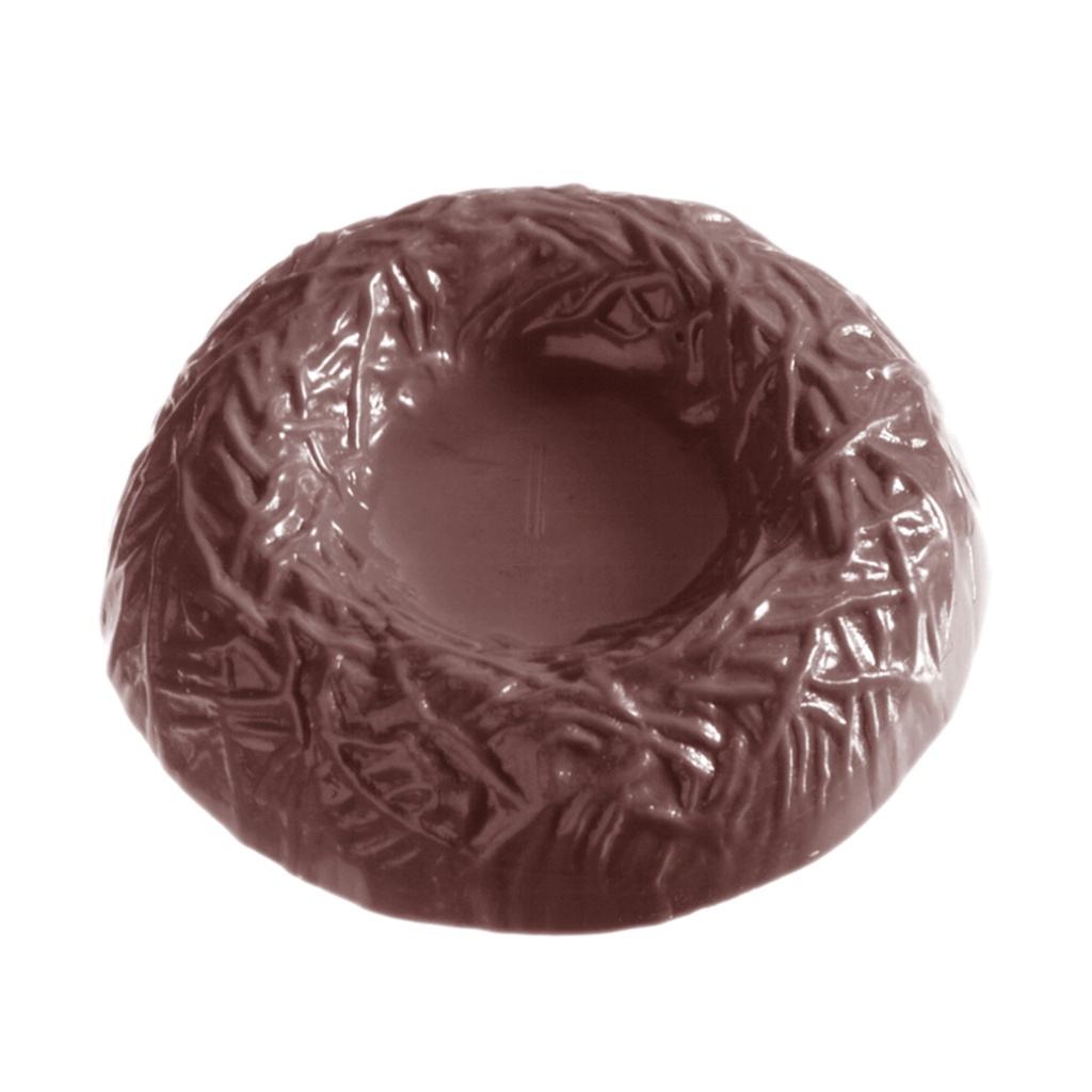Chocoladevorm vogelnest klein