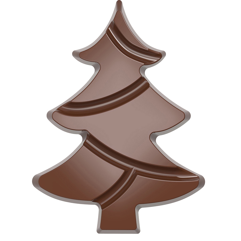 [12008CW] Chocolate mould tablet Christmas tree