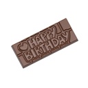 Chocoladevorm tablet Happy Birthday