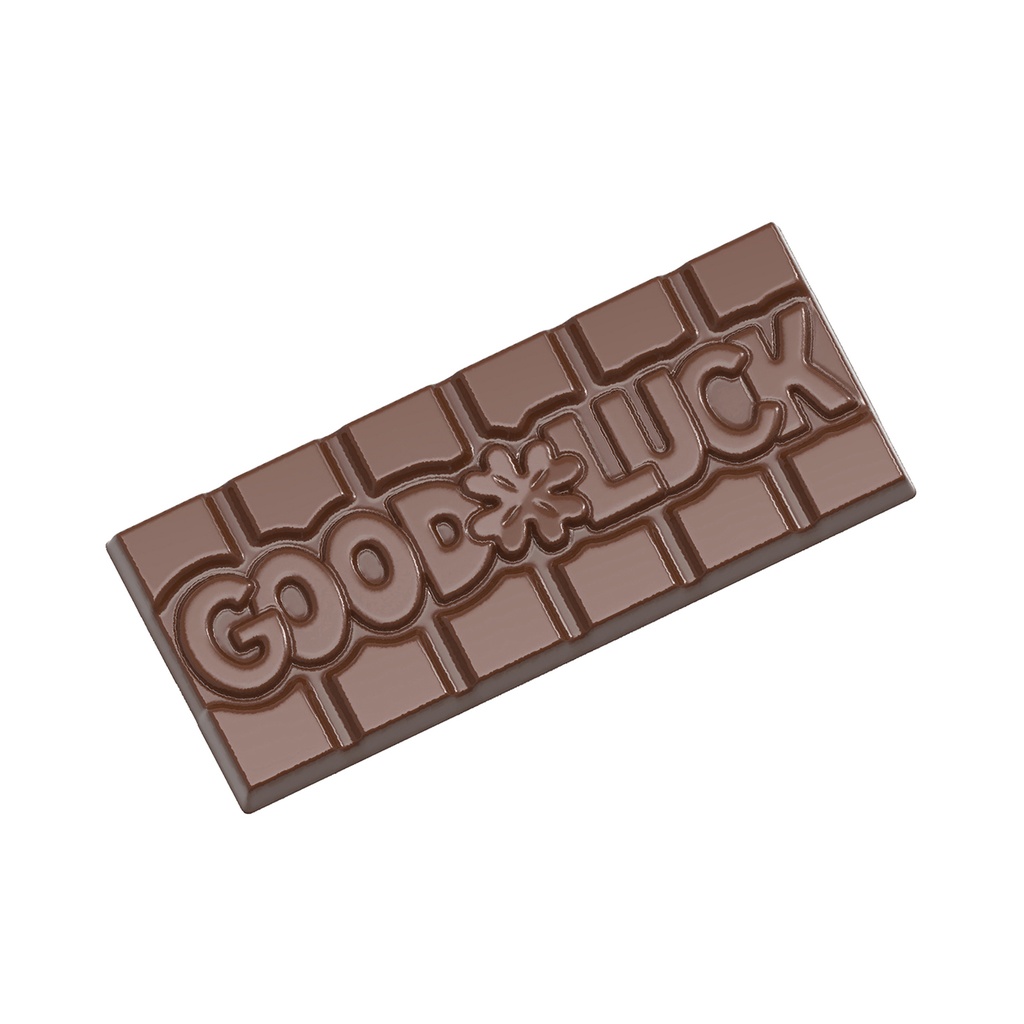 Stampo di cioccolato tavoletta Good luck