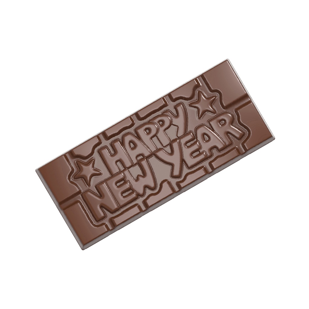 Moule à chocolat tablette Happy New Year
