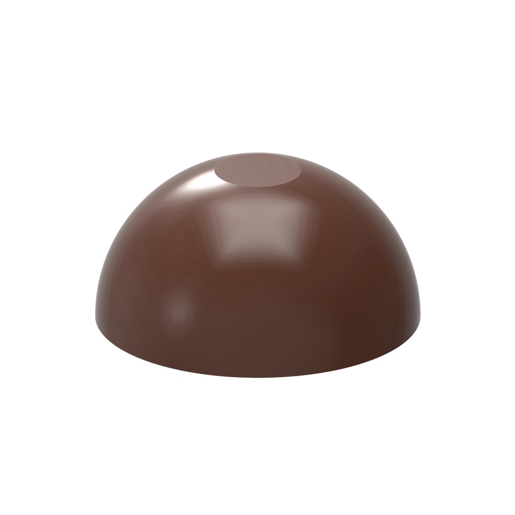 Stampo di cioccolato sfera appiattita 30 mm - Martin Diez