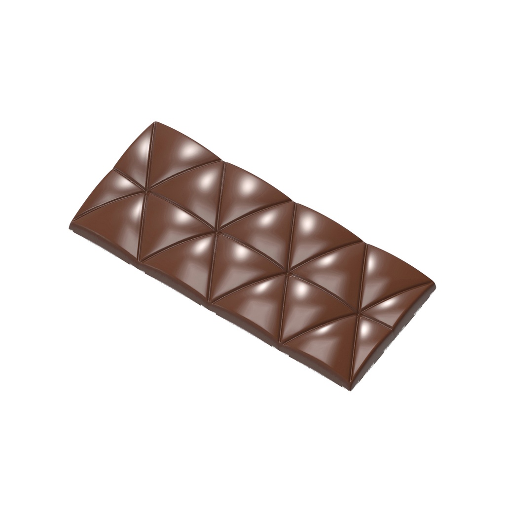 Chocolate mould tablet convex triangles