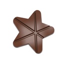 Schokoladenform Tafel Stern