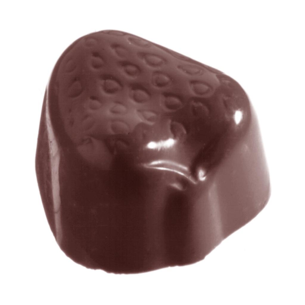 Molde de chocolate fresa