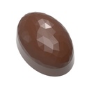 Moule à chocolat ovale facette