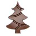 Molde de chocolate tableta árbol de Navidad 97 mm