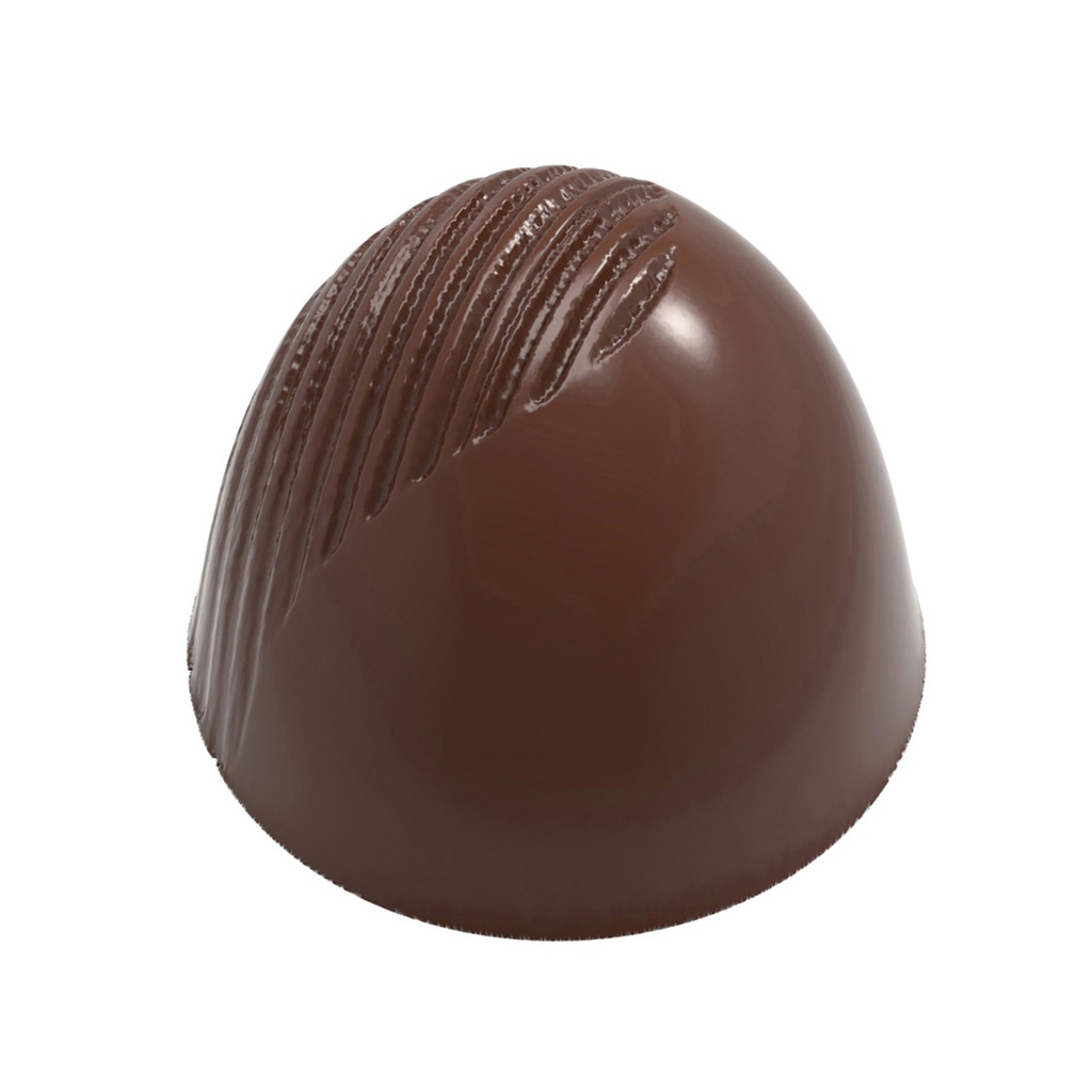 Moule à chocolat Truffe Américaine semi-rayée