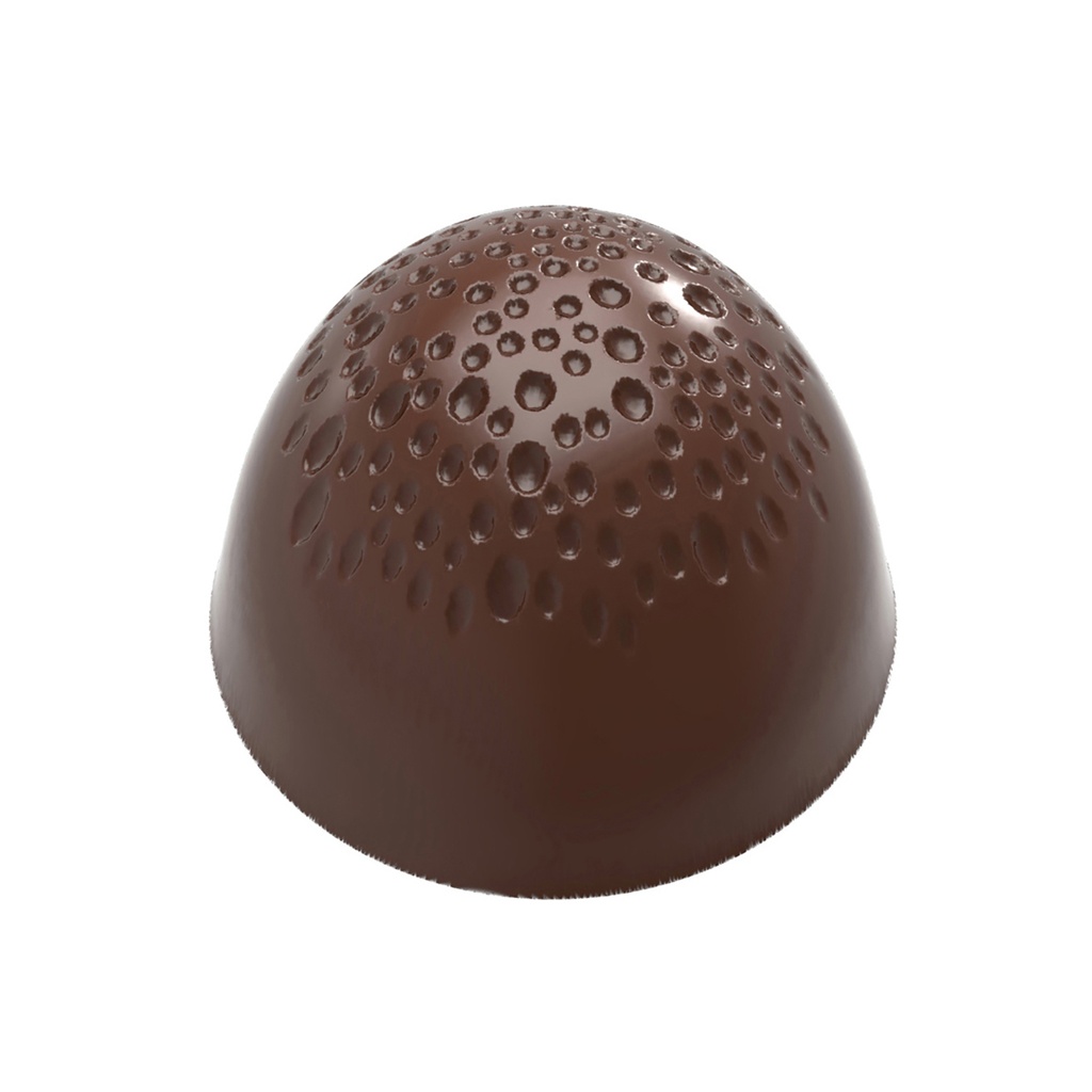 [12095CW] Chocolate mould cone with bubbles