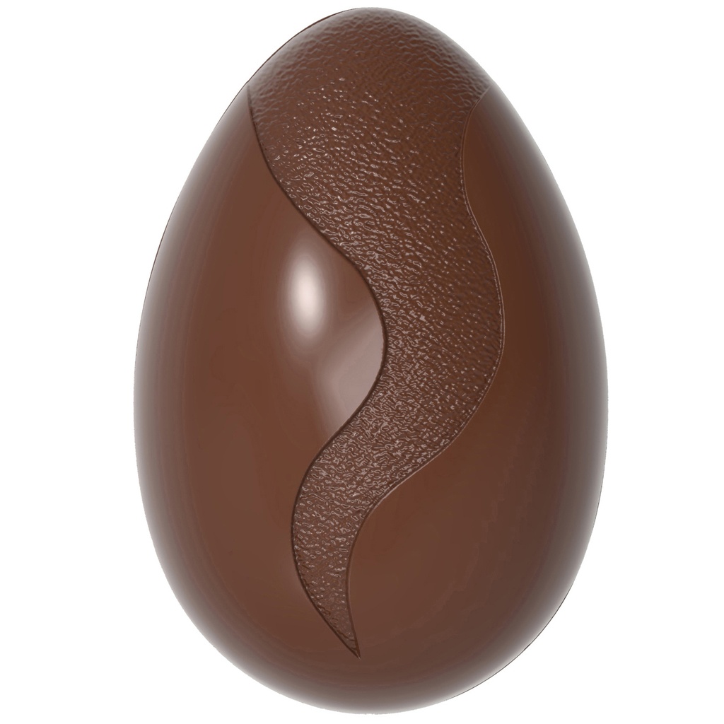 Stampo di cioccolato uovo con fiamma 70 mm
