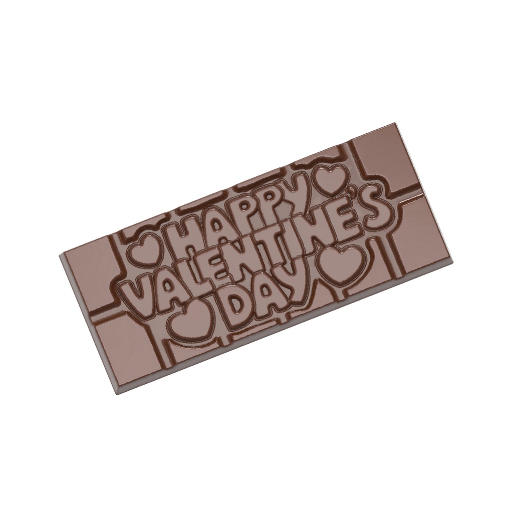 Chocolate mould tablet Happy Valentine's day