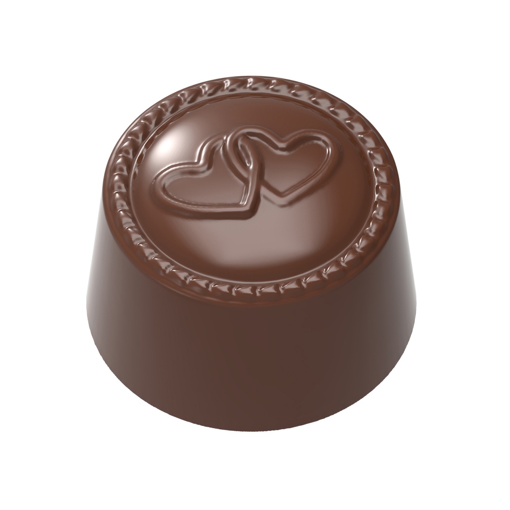 [12138CW] Moule à chocolat praline cœurs fiançailles
