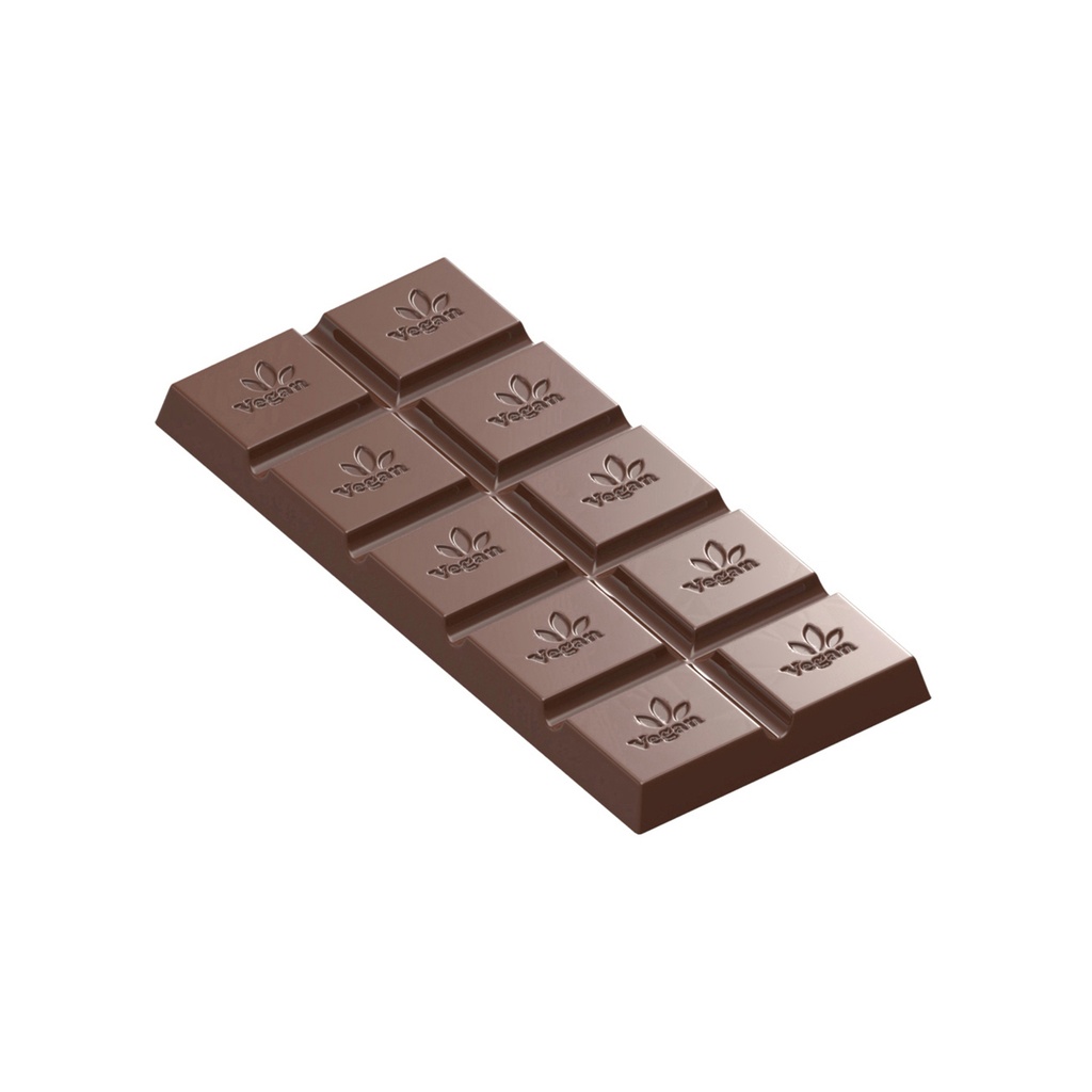 Moule à chocolat tablette 'Vegan'