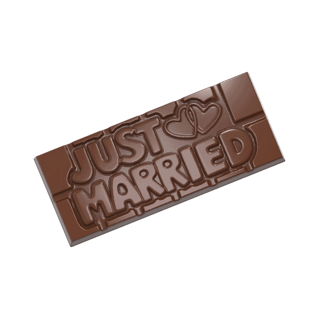 Moule à chocolat tablette Just Married