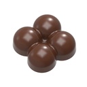 Chocoladevorm vier bolletjes - Minji Lee