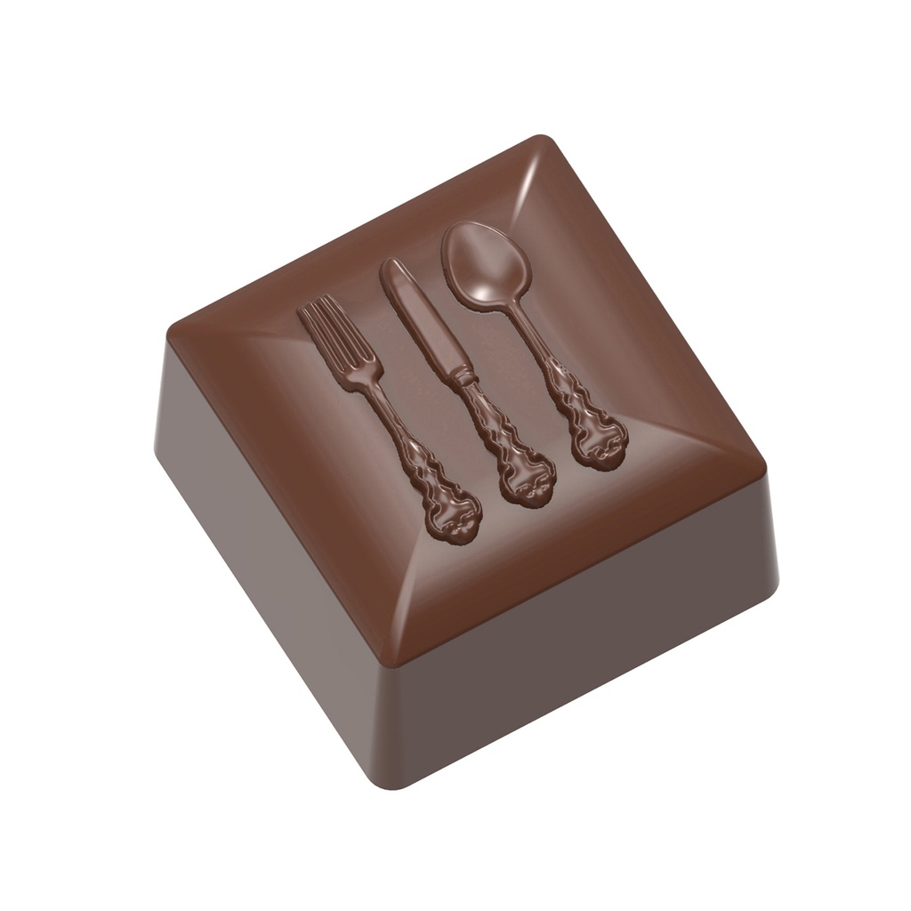 Chocolate mould  Victorian cutlery