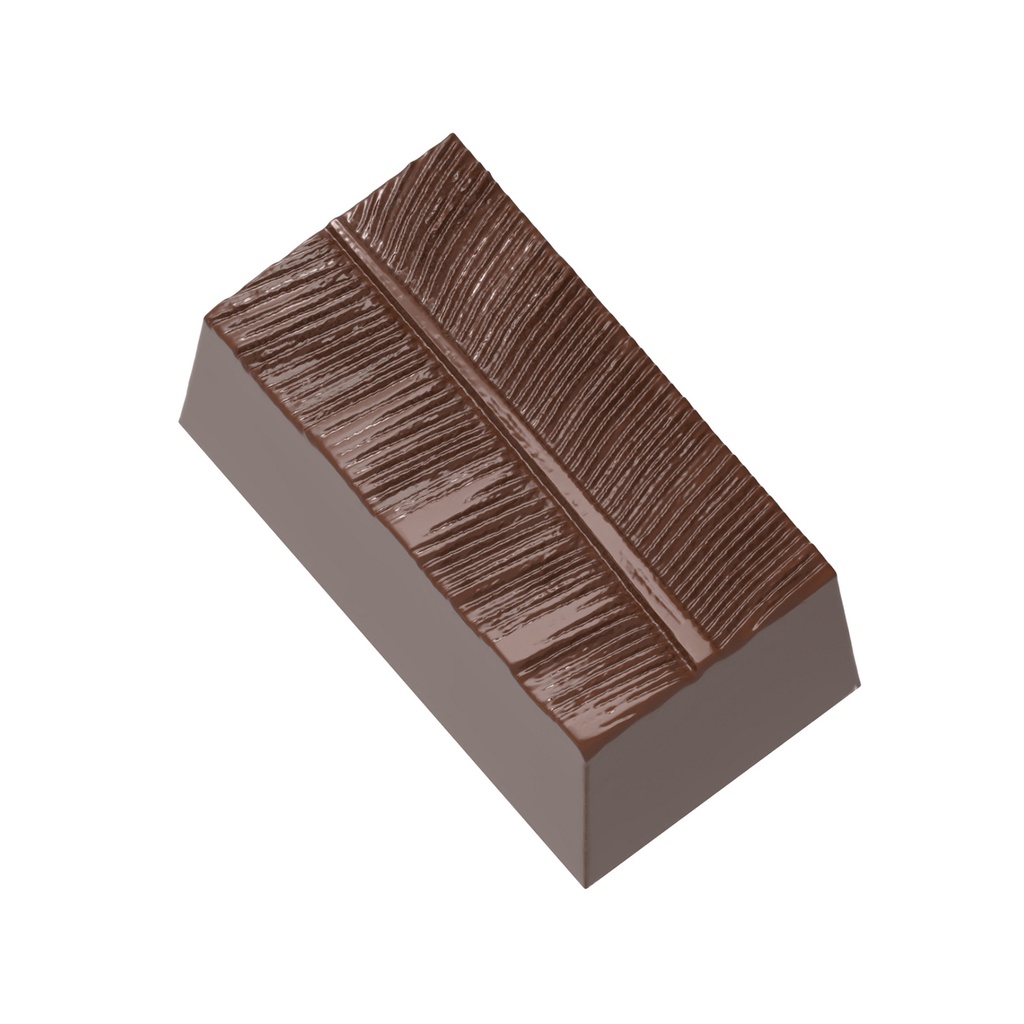 Chocolate mould block banana leaf - Nora Chokladskola