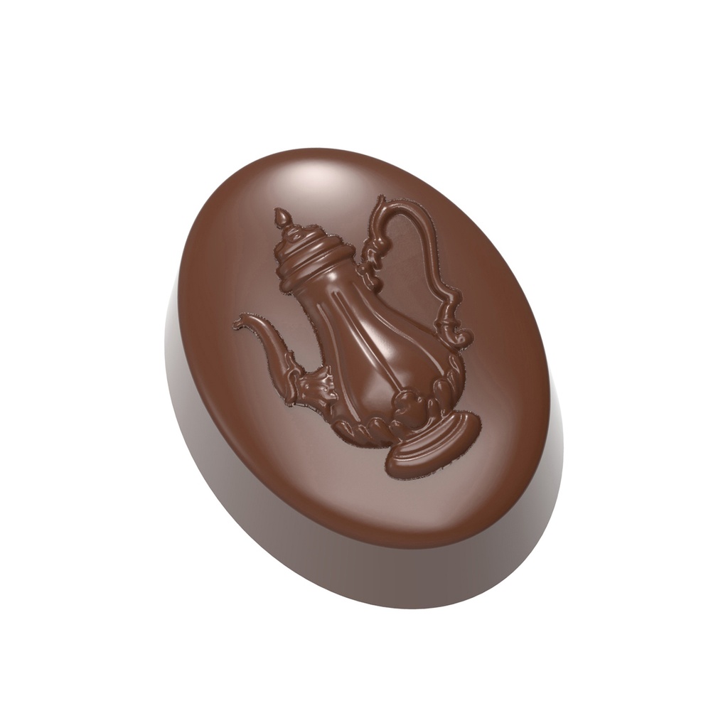 Schokoladenform Viktorianische Kaffeekanne
