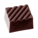 Chocolate mould rectangle rib