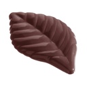 Molde de chocolate hoja napolitana
