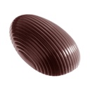 Stampo di cioccolato uovo rigata 55 mm