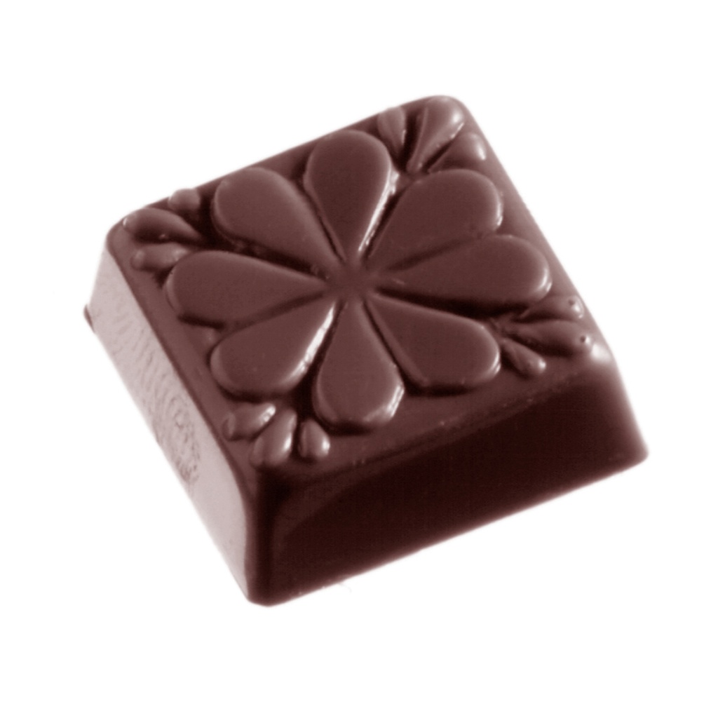 Moule à chocolat carre trèfle