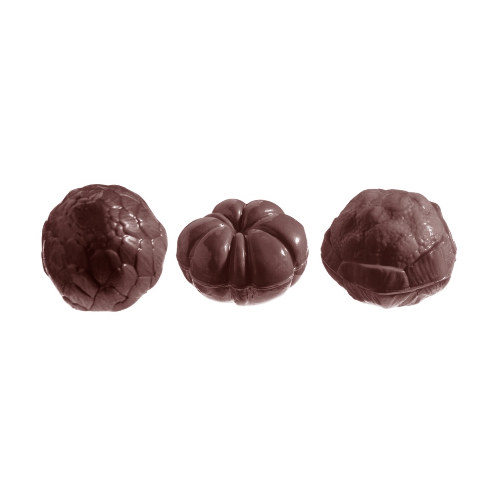 [1370CW] Stampo di cioccolato verdure 3 soggetti (MTO)