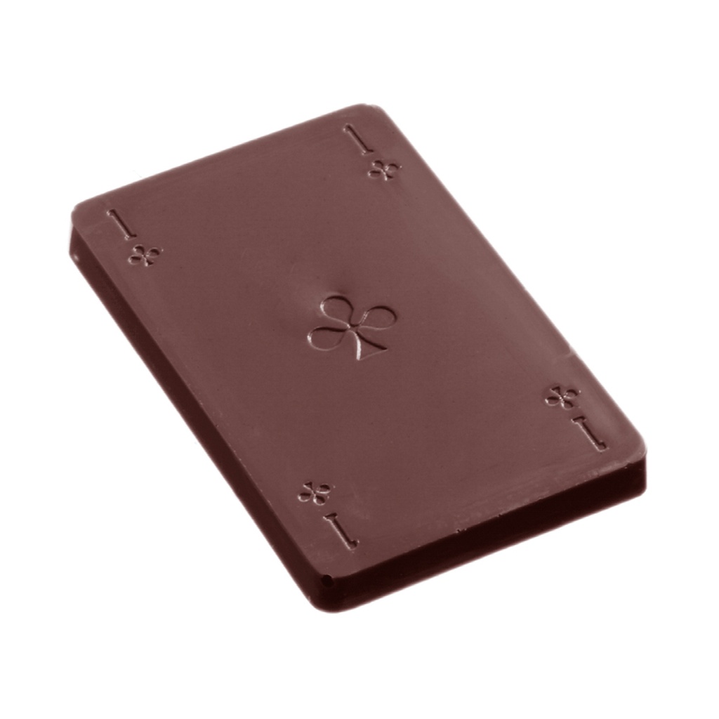 Chocolate mould playing cards 4 fig.