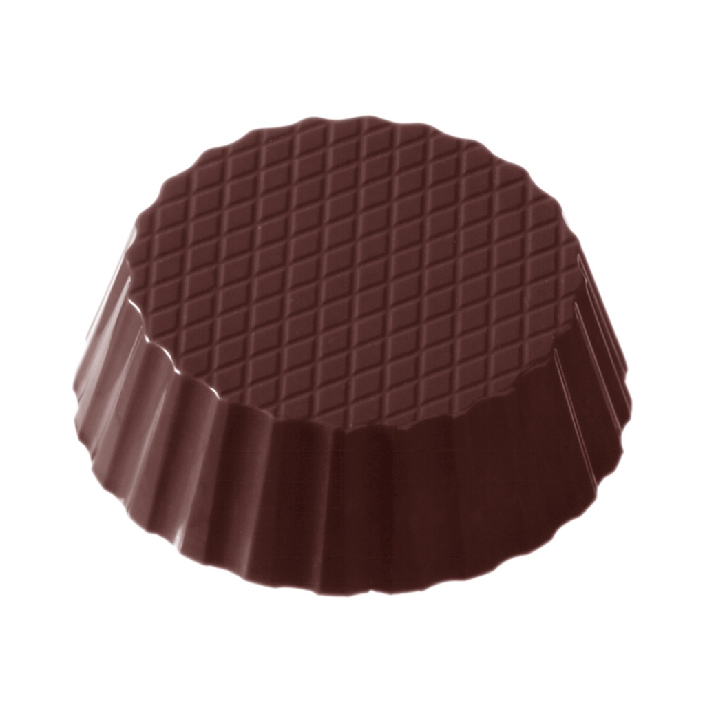 Chocolate mould cup round petit four