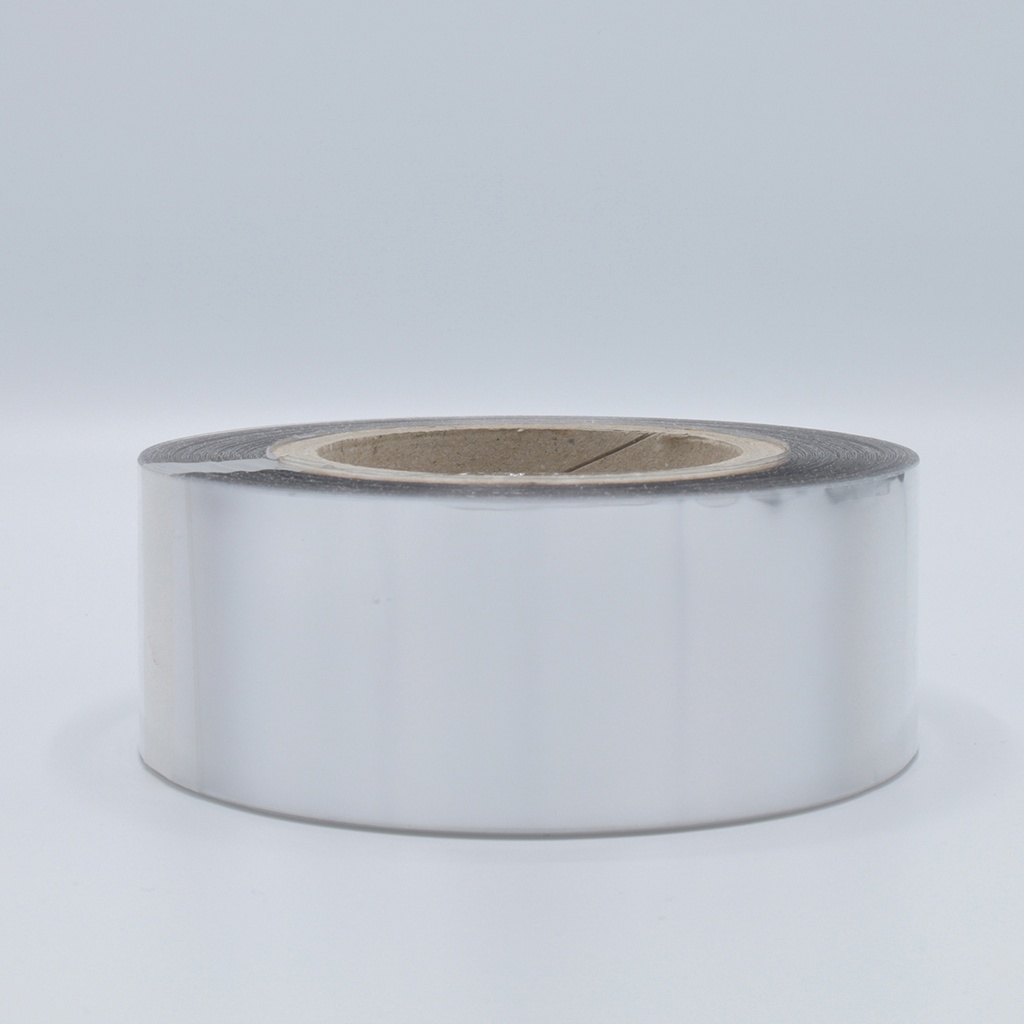 [14232] Bande bavaroise PET transparent 50 mm x 100 m x 75 micron