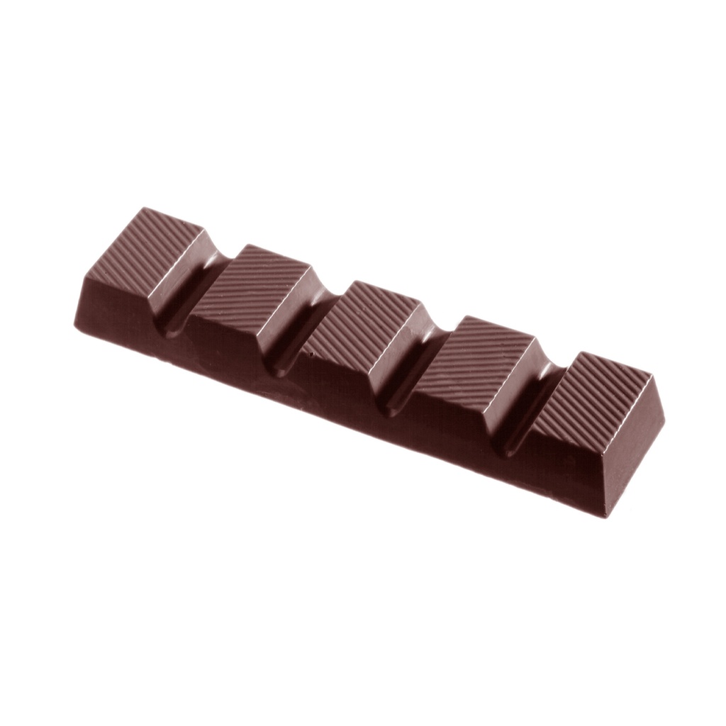 Chocoladevorm reep gestreept