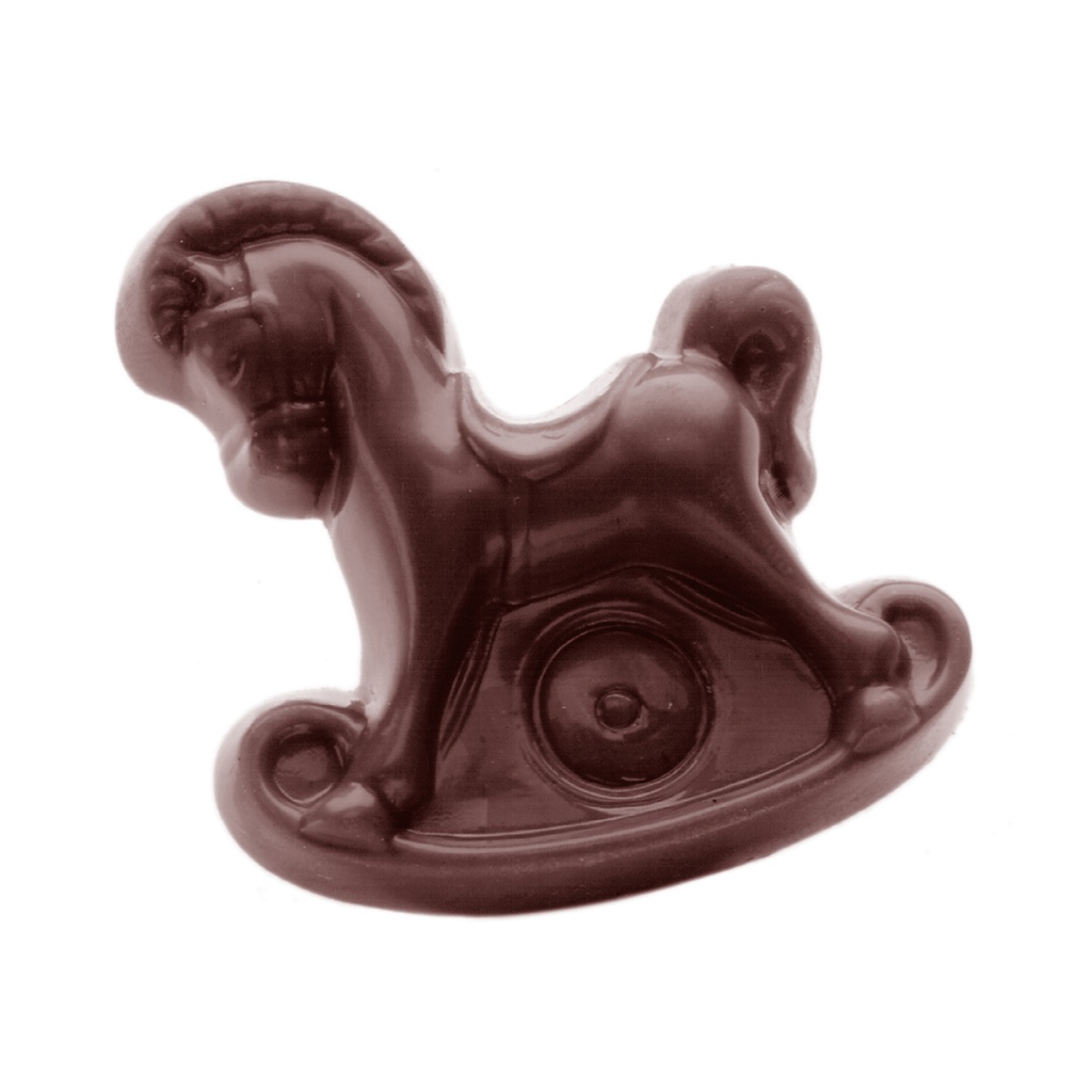 Molde de chocolate caballo mecedor