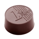 Chocolate mould euro praline
