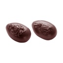 Molde de chocolate huevo familia 73 mm 2 fig.