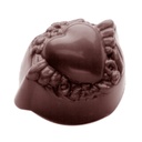 Chocolate mould heart in garland