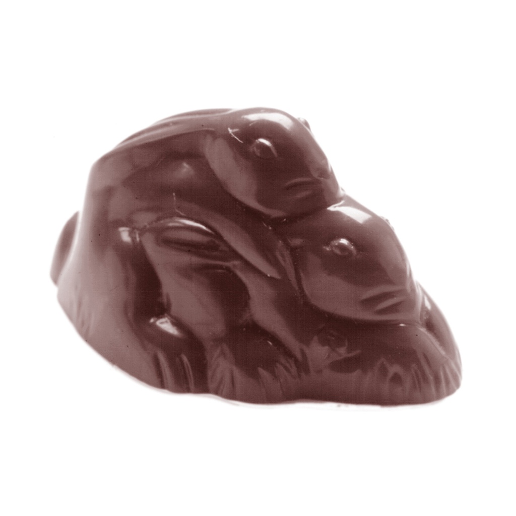 [1474CW] Molde de chocolate equipo doble