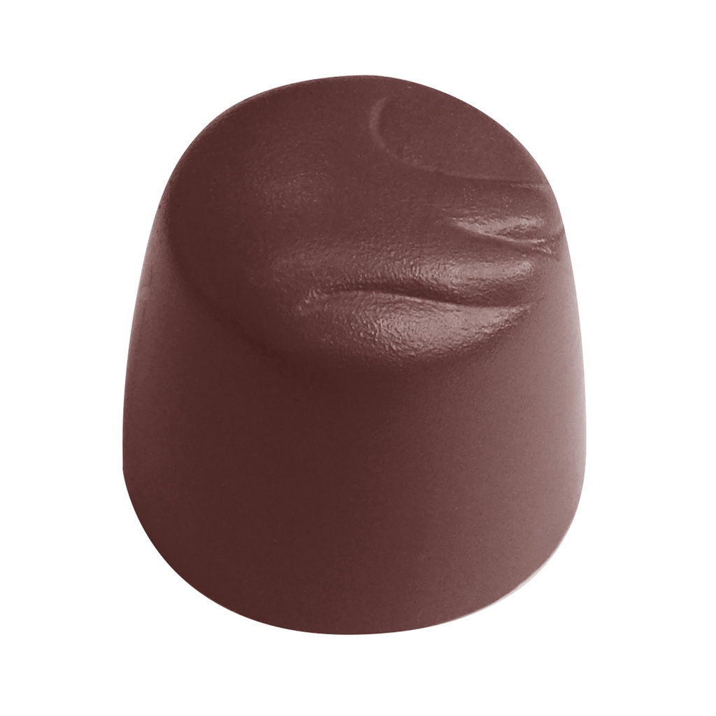 Chocolate mould enrobed
