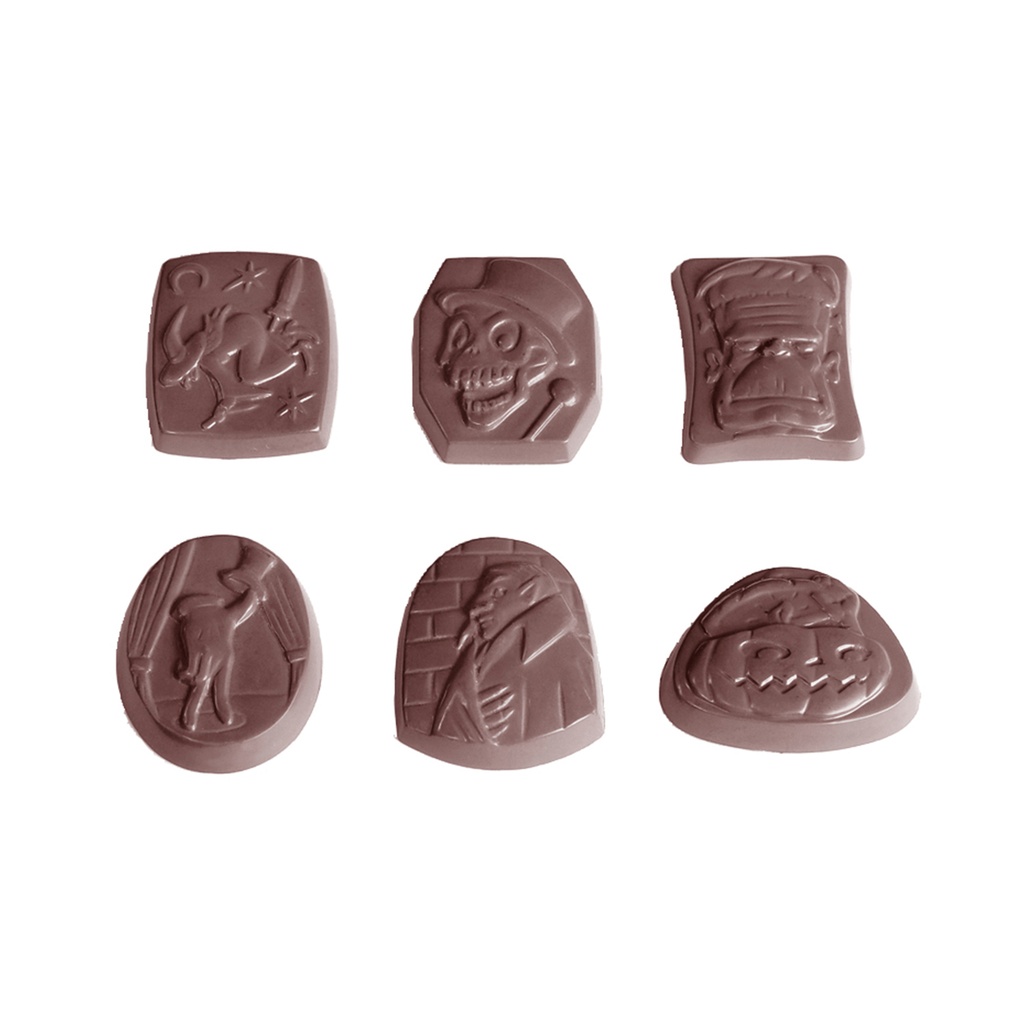 [1497CW] Stampo di cioccolato halloween 6 soggetti
