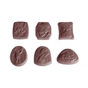 Moule à chocolat halloween 6 fig.
