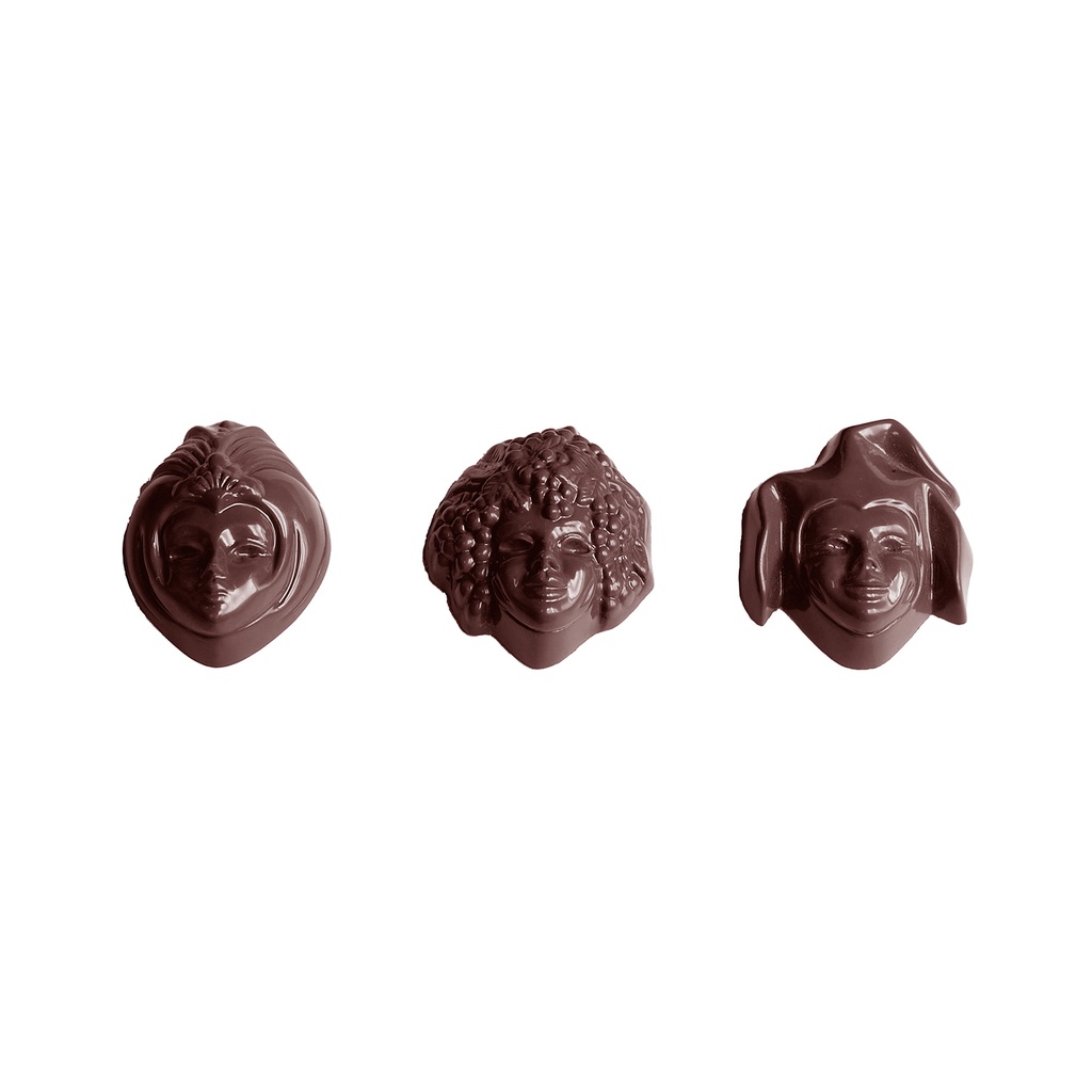 Chocolate mould bacchus & Co. 3 fig.