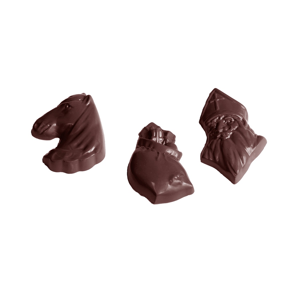 Chocoladevorm karak Sinterklaas