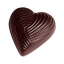 Stampo di cioccolato cuore intrecciati